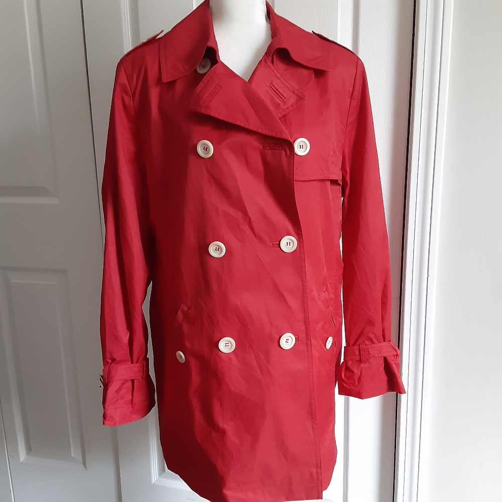 Betty Barclay Red Trench Coat
